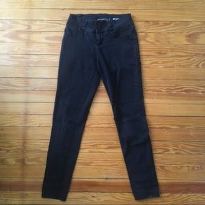 Lovesick black super skinny mid-rise jeans size 7